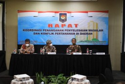 Kemendagri Gelar Rakor Bahas Penyelesaian Masalah dan Konflik Pertanahan di Daerah