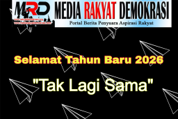Ucapan Selamat Tahun Baru 2026, MRD : "Tak Lagi Sama"