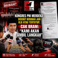 Cak Bram: Perubahan Kongres Jadi KLB Atau Tertutub Harus Berdasarkan Aturan Organisasi