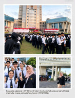Awali Masa Perkuliahan, Mahasiswa Baru Asal Gresik Ikuti Upacara HUT RI Ke-81 Di Kampus UNESA