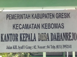 Diduga LPJ Tak Sesuai Dengan Realisasi Fisik, Inspektorat Gresik Didesak Warga Audit Pengelolaan Dana Desa Dahanrejo