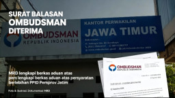 Terima Surat Dari Ombudsman, MRD Segera Lengkapi Berkas Aduan Atas Persyaratan Berlebihan PPID Pemprov Jatim