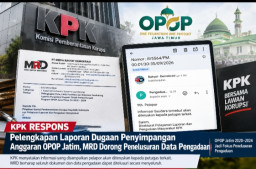 KPK Respons Pelengkapan Laporan Dugaan Penyimpangan Anggaran OPOP Jatim, MRD Dorong Penelusuran Data Pengadaan