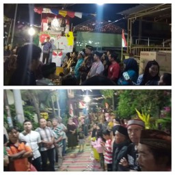 Antusias Warga RT 02 Kalilomlor 1 Surabaya Hadiri Malam Tirakatan Sambut HUT Kemerdekaan RI Ke-78