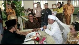 Lepas Masa Lajang, Adhi Ndog Dirut PT Radar Inspirasi Creasindo Berhasil Sunting Putri Ambar Ningtias