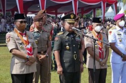 Pesan Kasad Dudung Di Jambore Nasional XI Tahun 2022