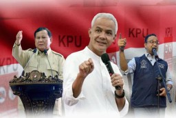 Survei Indikator Politik Elektabilitas Capres 2024 Terbaru, Ganjar 30,8%, Prabowo Dan Anis Sama 21,7%