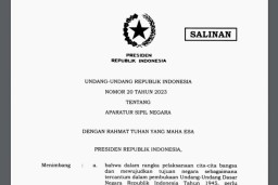 Beberapa Poin Penting Dalam UU ASN 2023 Yang Baru Di Sahkan Jokowi