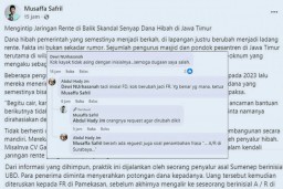 Heboh Postingan Ketua Ansor Jatim Soroti Pemotongan Dana Hibah Gubernur 50%, Berikut Isinya