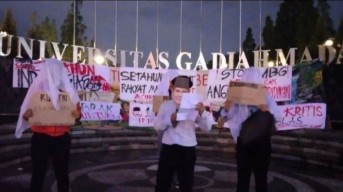 Kritik BEM KM UGM Setahun Kepemimpinan Prabowo-Gibran : Setahun Indonesia Sengsara