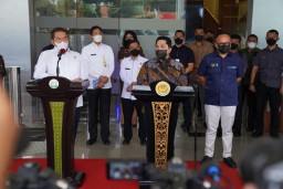 Datangi Kejagung RI, Erick Tohir Laporkan Dugaan Korupsi PT Garuda Indonesia
