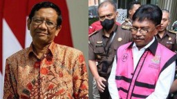 Nama Presiden Jokowi Disebut Dalam Eksepsi Jhonny G Plate, Mahfud MD : Memang Arahan Presiden, Tapi Mewanti-Wanti Jangan Dikorupsi