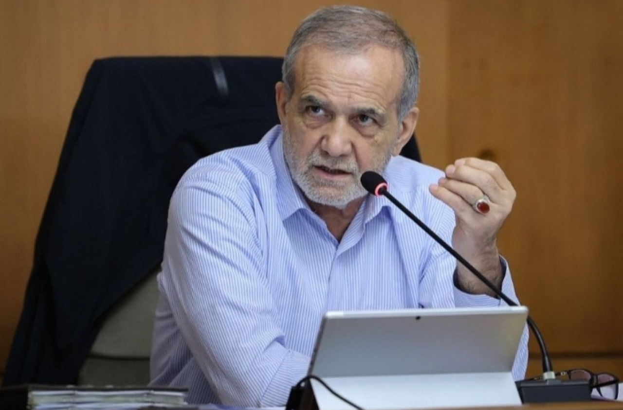 Presiden Iran Masoud Pezeshkian. (Twitter/@drpezeshkian2)