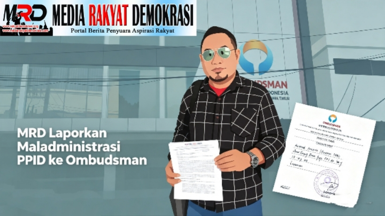 Resmi! PPID Utama Pemprov Jatim Dilaporkan Ke Ombudsman RI Atas Dugaan Mal Administrasi