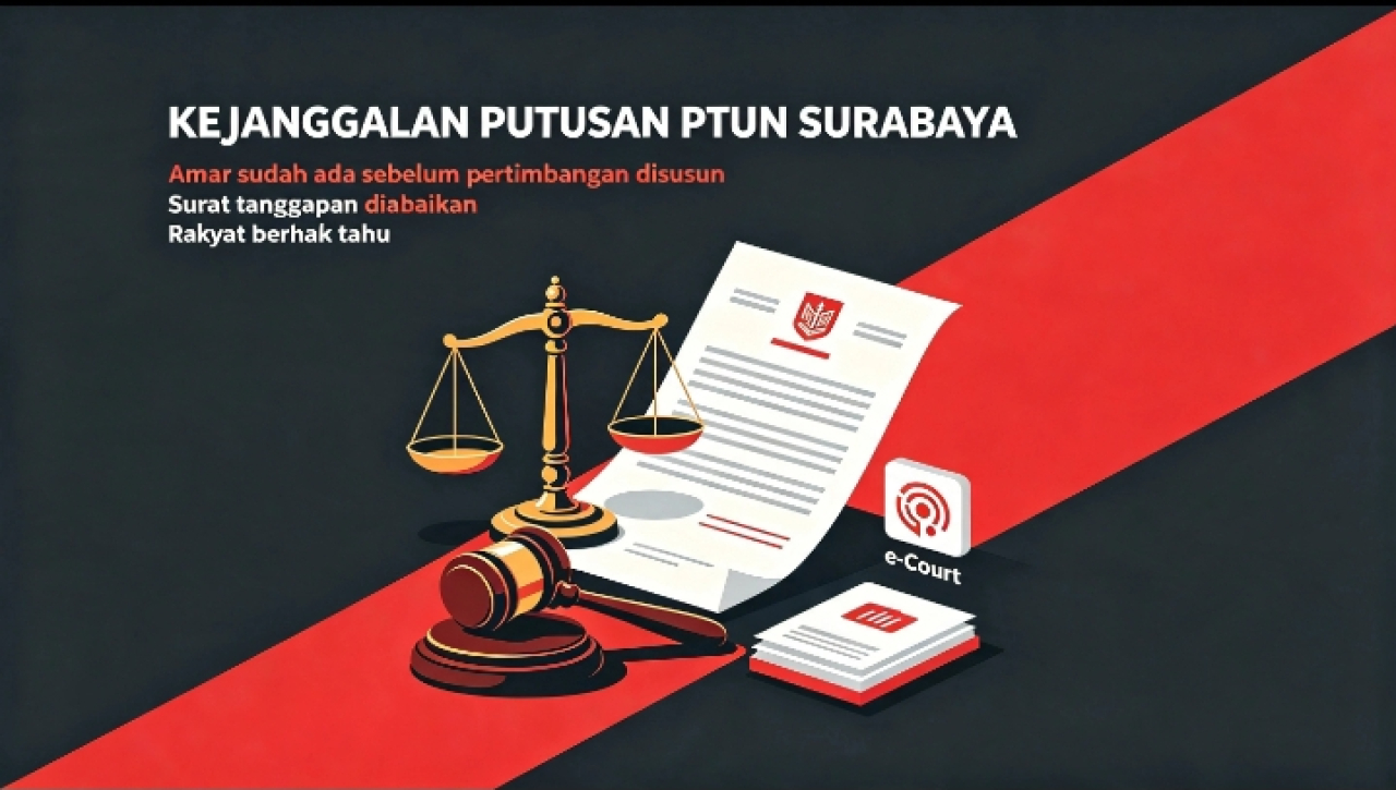 Sudah Ada Amar Putusan Tapi Dalilnya Diduga Belum Dibuat, Garad Pertanyakan Dasar Penetapan Putusan Dari Mana