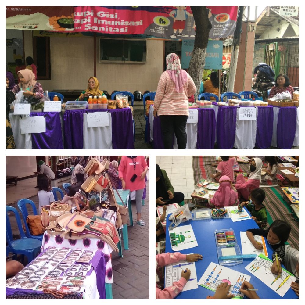 Gelar Kampung Ramadhan, Diharapkan Mampu Mendorong Peningkatan Perekonomian Melalui Penjualan Produk UMKM Di Kelurahan Pegirian Surabaya