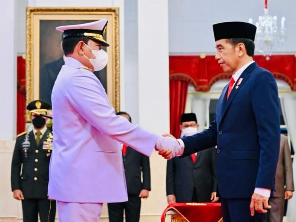 Pesan Jokowi Kepada Panglima TNI Baru Laksamana TNI Yudo Margono, Sebut Soal Atasi Konflik Di Papua