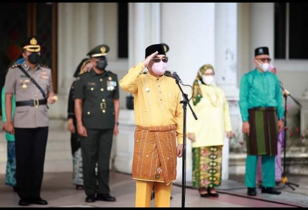 Peringatan Hari Jadi Provinsi Jambi, Bupati Tanjabbarat Harap Memperkokoh Komitmen Upaya Pulih Dari Pandemi