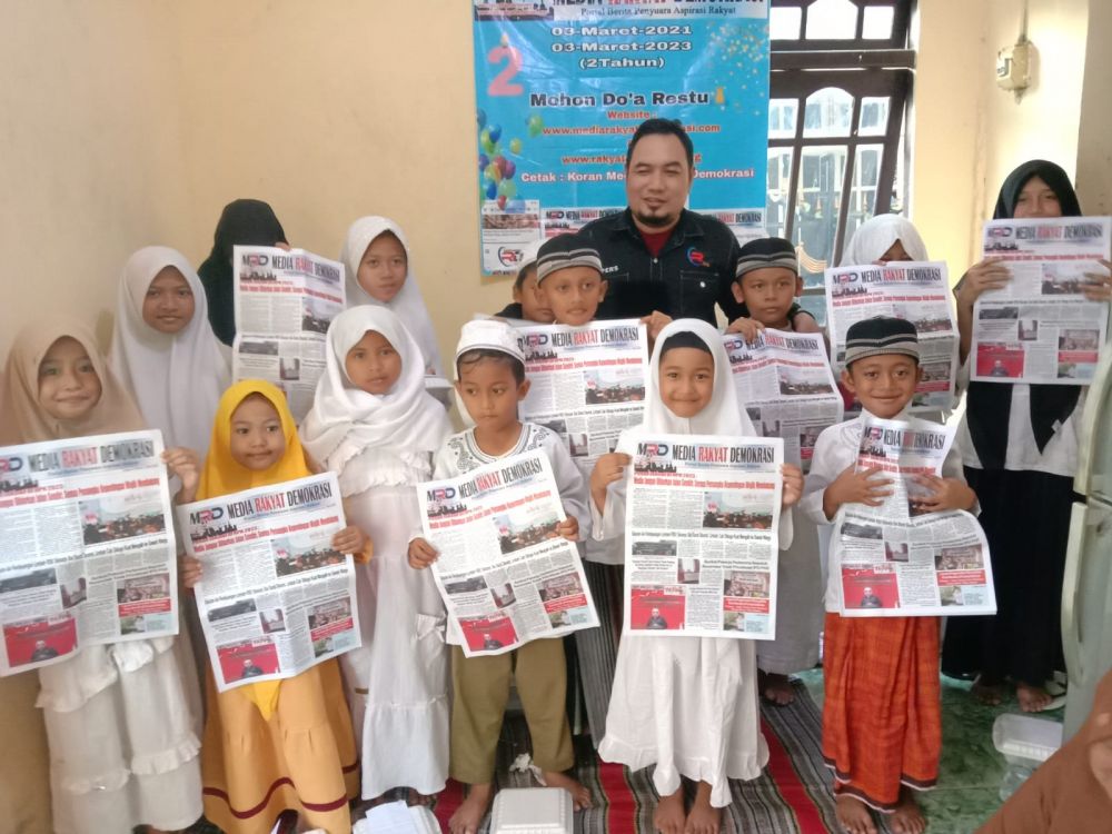 Syukuran HUT MRD Yang Ke-2Tahun Bertepatan Di Hari Jum'at Berkah, Media Kritis Yang Lahir Dari Aspirasi Rakyat