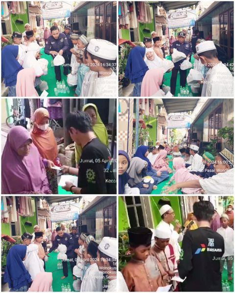 Berbagi Berkah Di Bulan Suci Ramadan1445H, Media Online LCTA-news.id Santuni Anak Yatim Dan Duafa