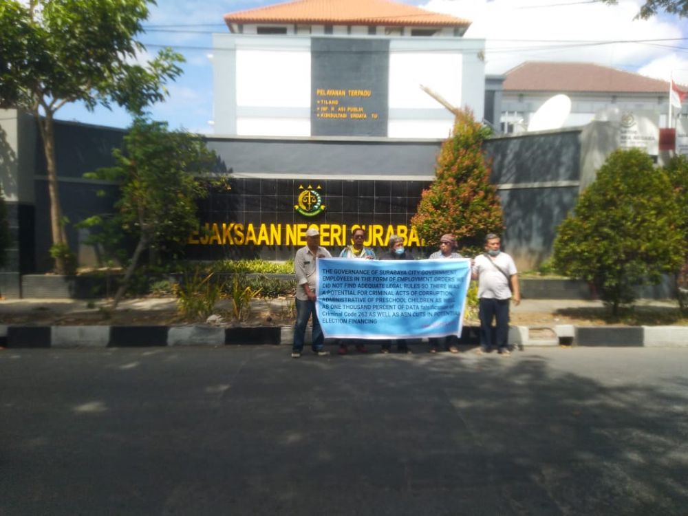 MAPEKKAT Ungkap Dugaan Pemotongan Gaji Pekerja Outsourcing Dan ASN Pemkot Surabaya, Instruksi Walikota?