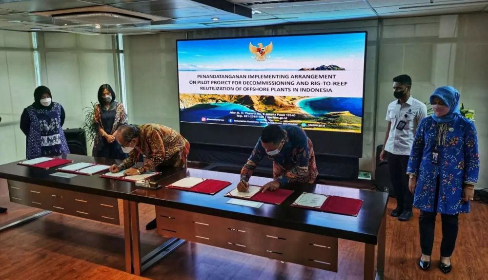 Implementing Arrangement Decommissioning Anjungan Migas Attaka Diteken