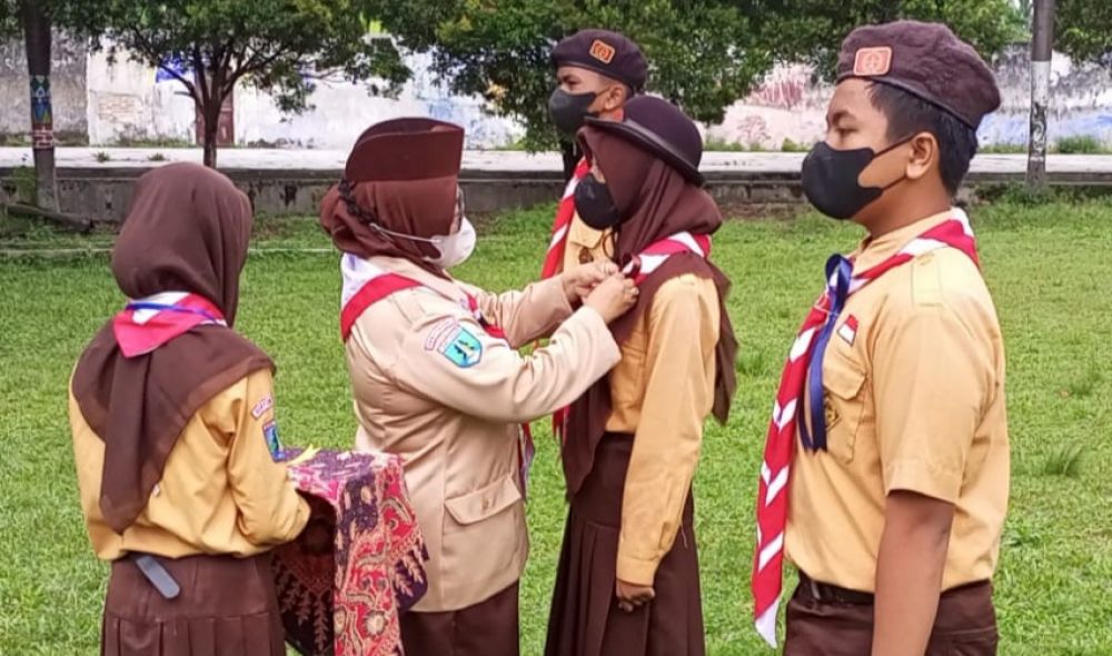 Bentuk Jiwa Leadership Tangguh Dimasa Depan, SMPN1 Songgon Banyuwangi Gelar LDKS