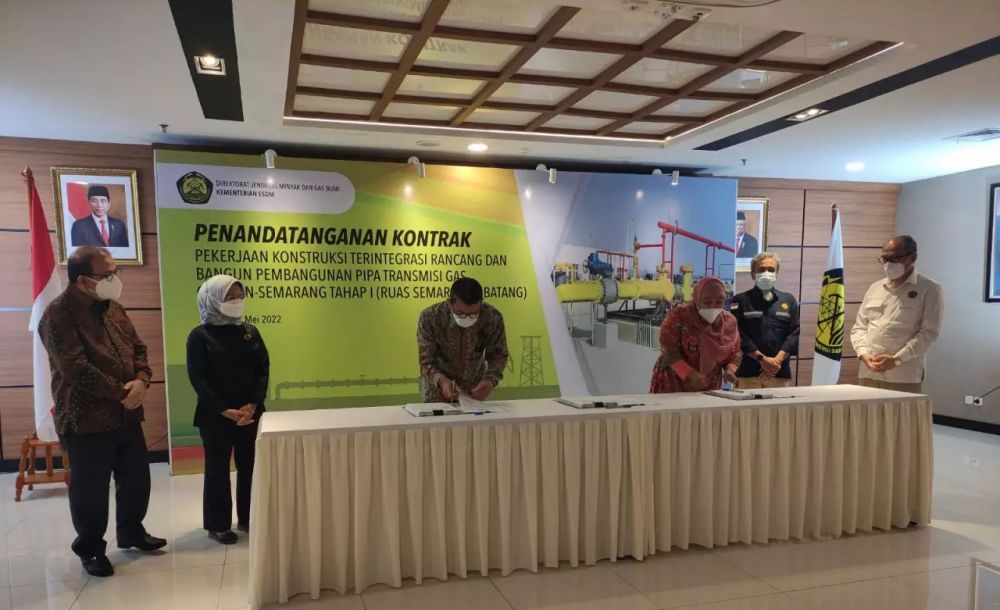 Perkuat Ekonomi Jateng Dan Jatim, Kementerian ESDM Teken Kontrak Pembangunan Pipa Cisem Tahap I Senilai Rp1,17 T
