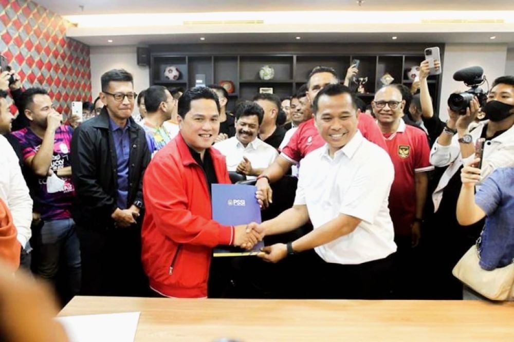 Erick Thohir Maju Sebagai Caketum PSSI, Kaesang Pangarep : Memang Kami Dukung!!!