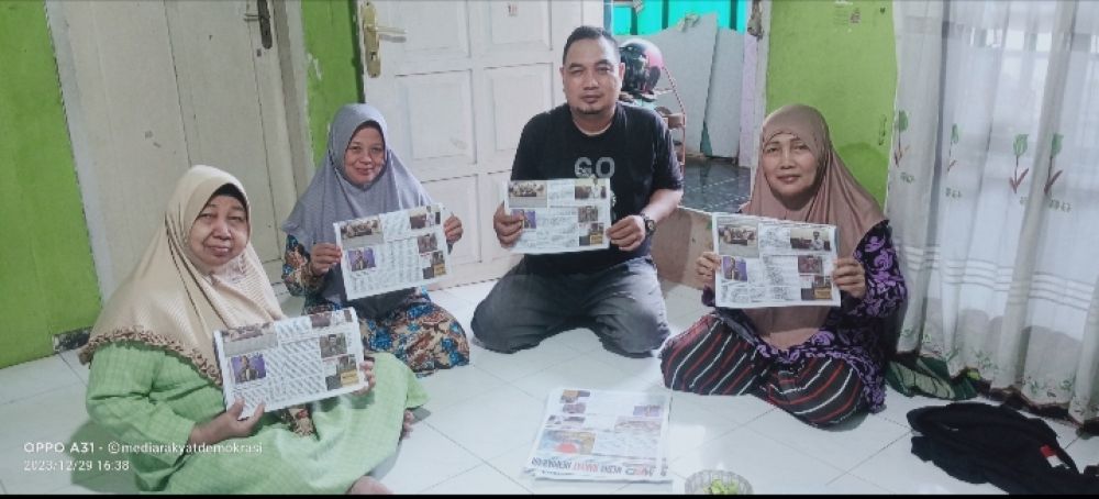 Turut Perjuangkan Cak Dar Caleg DPRD Jatim Dapil 1 Kota Surabaya No Urut 2 Dari Partai Hanura, Garad Dekati Emak' Muslimat RW 15 Putat Jaya