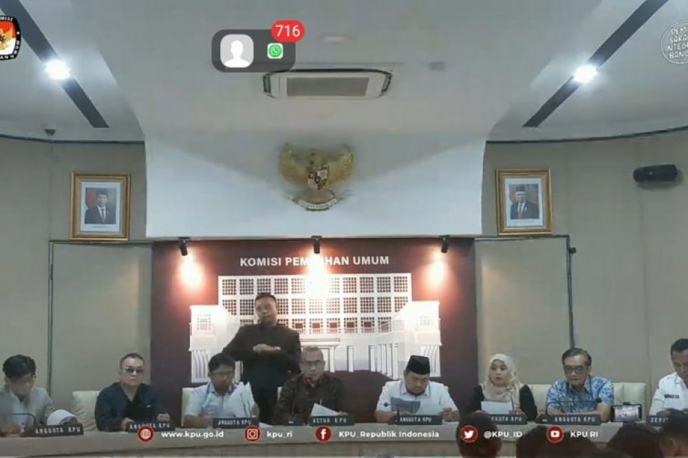 KPU Resmi Tetapkan 3 Paslon Capres-Cawapres Peserta Pemilu 2024