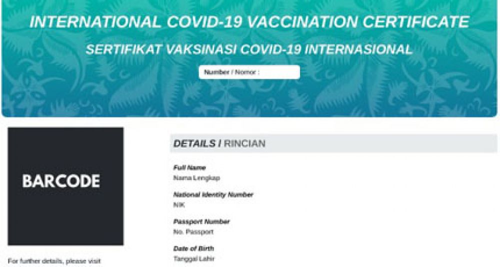 Wiihh..Kemenkes Terbitkan Kartu Vaksin Covid19 Internasional, Berstandar WHO