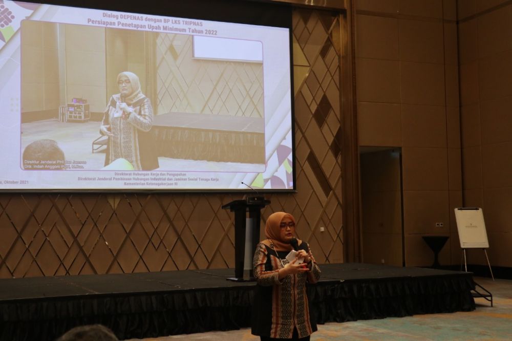 Jelang Penetapan UM 2022, Kemnaker Gelar Dialog Depenas dengan BP LKS Tripnas