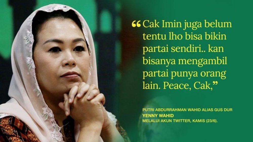 Diminta Gabung Di Tim Pemenangan Capres 2024, Yenny Wahid : Asal Bukan Cak Imin