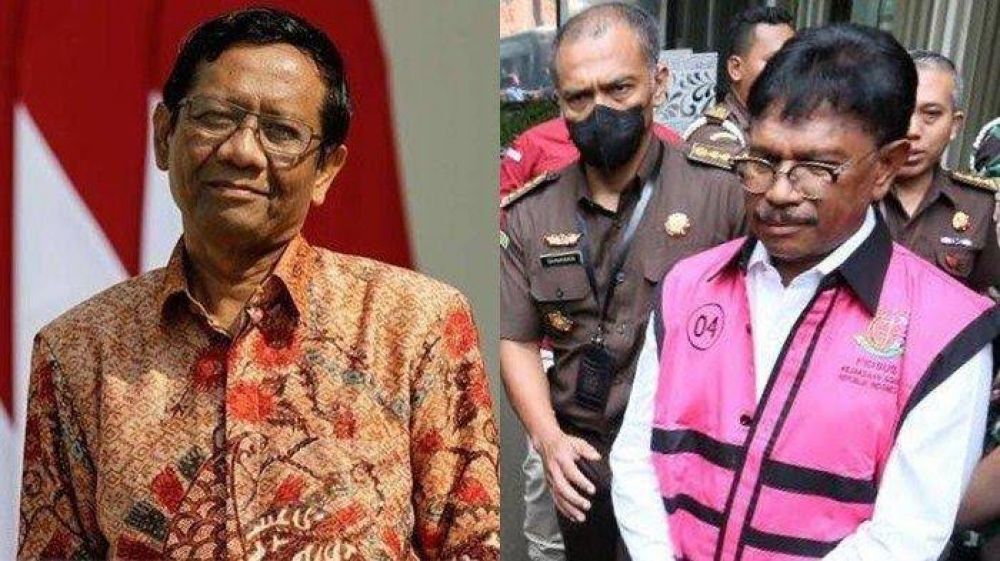Nama Presiden Jokowi Disebut Dalam Eksepsi Jhonny G Plate, Mahfud MD : Memang Arahan Presiden, Tapi Mewanti-Wanti Jangan Dikorupsi
