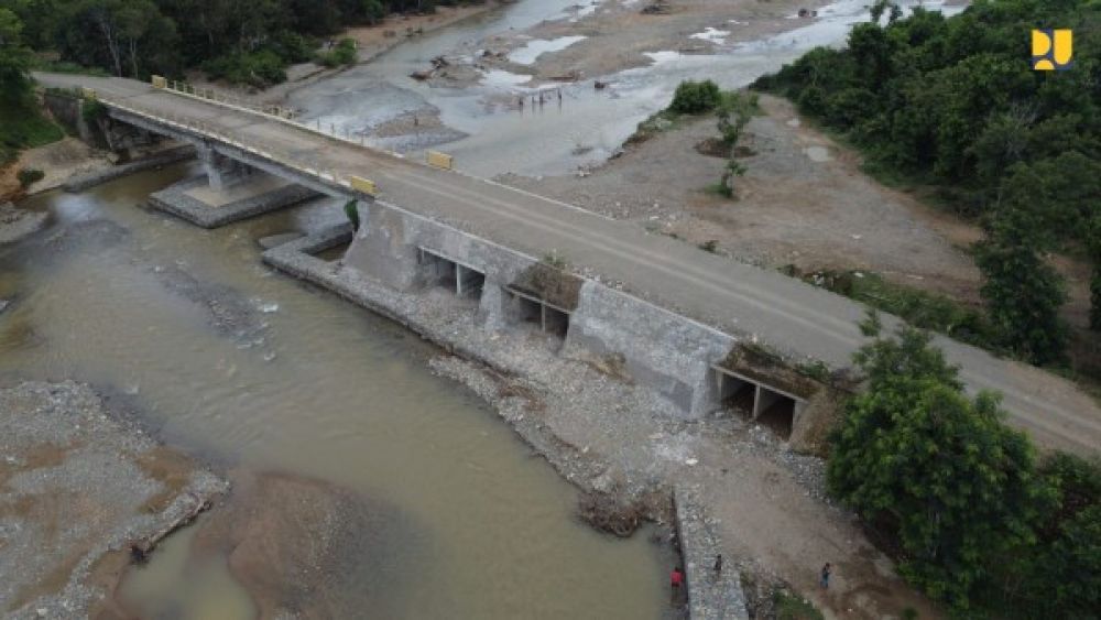 Pascabencana NTT, Kementerian PUPR Selesaikan Pembangunan 96 Lokasi Jembatan Rusak Dan Longsor