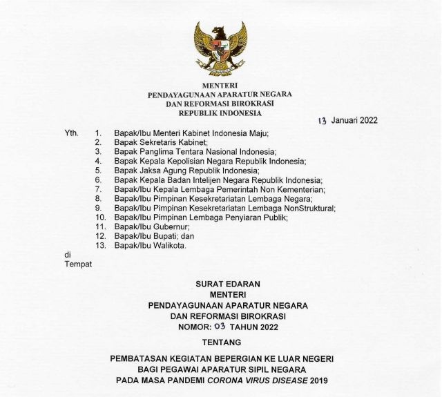 Kabar Buruk Bagi ASN Dan Keluarganya Yang Suka Plesir Ke Luar Negeri Saat Liburan, Pemerintah Tak Izinkan, Kecuali...