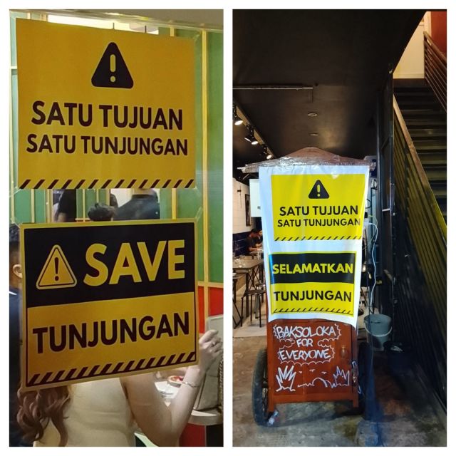 Aksi Keprihatinan Selamatkan Tunjungan! Pemilik Usaha Kompak Padamkan Lampu Tempat Usahanya Selama 1 Jam
