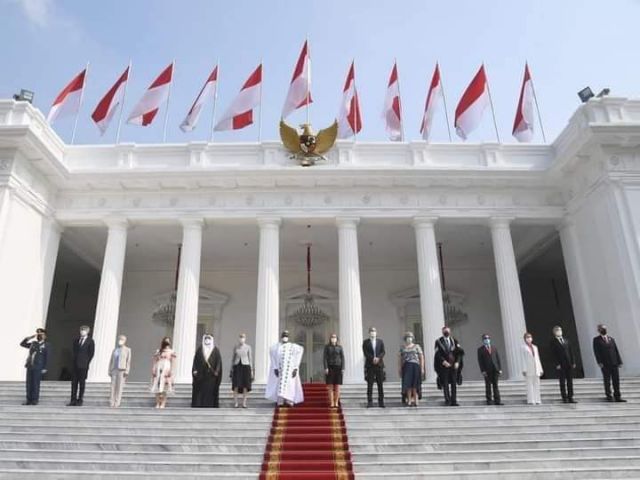 Jokowi Terima Surat Kepercayaan Sembilan Dubes Negara Sahabat