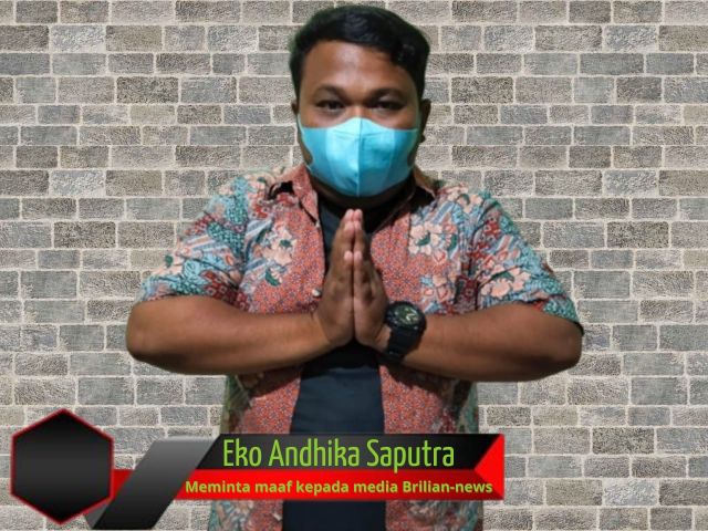 Eko Andhika Minta Maaf Secara Terbuka Kepada Media Brilian-news