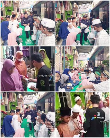 Berbagi Berkah Di Bulan Suci Ramadan1445H, Media Online LCTA-news.id Santuni Anak Yatim Dan Duafa