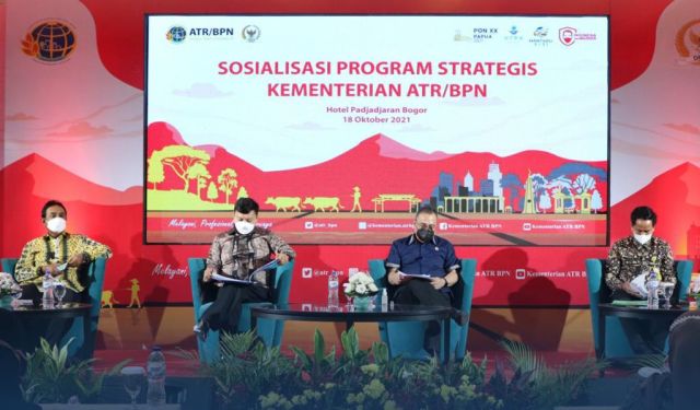 Hadiri Sosialisasi Program Strategis Bersama Komisi II DPR RI di Kota Bogor, Wamen ATR/Waka BPN: Sertipikat Tanah, Jamin Kepastian Hukum