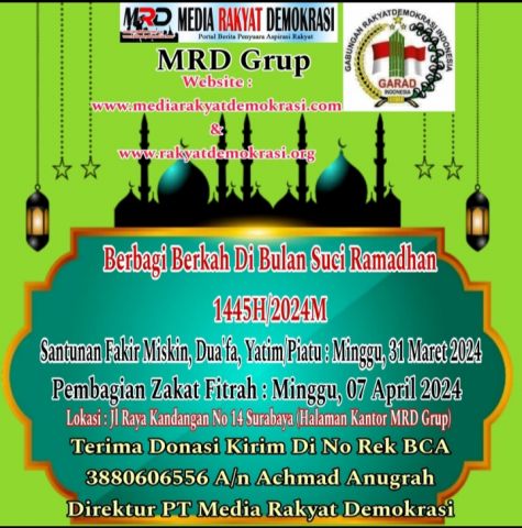 Open Donasi! Berbagi Berkah Di Bulan Suci Ramadhan 1445H/2024M