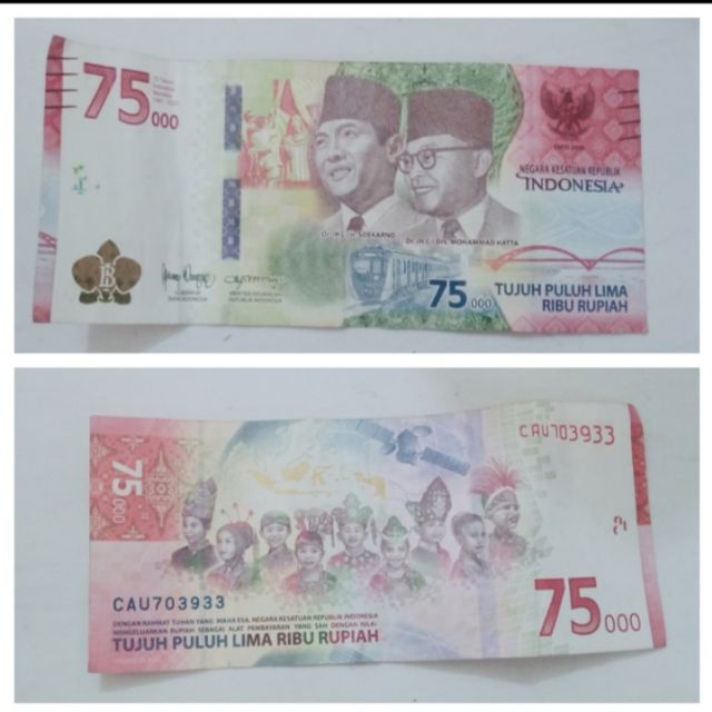 Emak' Di Surabaya Utara Mengeluh, Belanja Gunakan Uang Pecahan Rp75Ribu Ditolak Pedagang