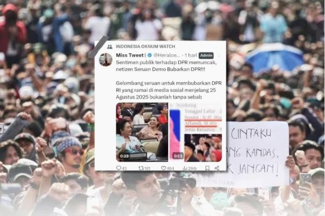 Seruan Demo Untuk Dorong Presiden Prabowo Keluarkan Dekrit Bubarkan DPR RI Menggema, Benarkah Akan Digelar?
